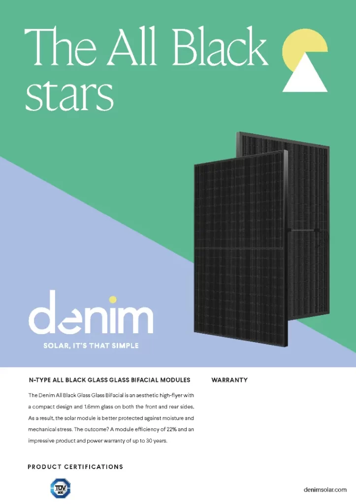 Zonnepanelen Denim 490Wp